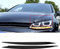 Bigking Scheinwerfer Augenbrauen, ein Paar Scheinwerfer Augenbrauen Augenlider Verkleidung für Golf 7 GTI 2013-2018(schwarz)