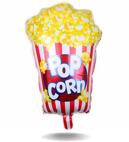 DIWULI Popcorn Luftballon - Lustige Deko Geburtstag Party