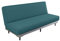 XJHKG Sofabezug Ohne Armlehnen, 3 Sitzer Antirutsch Schlafsofa Couch überzug Clic Clac Bettcouch Couch Sofa Hussen (Türkis)