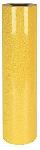 NewL Luminous Heat Transfer Vinyl Glow in the Dark HTV Eisen auf DIY T-Shirt Film Papier Fluoreszierende Farbe, gold, 30 cm x 150 cm