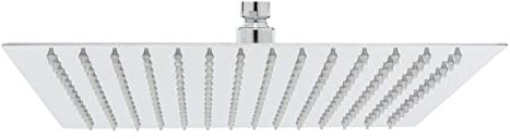 walexo Dusche Duscharmaturen Wandhalterung Deckenhalterung Eckig Verchromt (Regendusche (20x20cm)