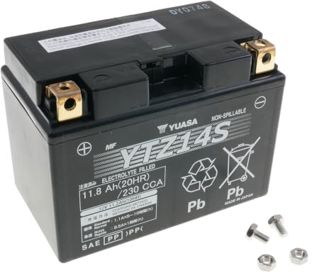 Yuasa Batterie de rechange YTZ14S pour moto Honda CB 1300S C-ABS 1300 2012