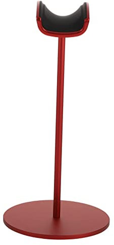 Mikinona Headphone Stand for Gaming Earphones Headset Bracket Storage Red Elegant