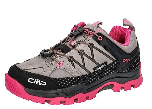 CMP Rigel Low Wp 3q13244 Hiking Shoes 31 EU, Mandorla Fuxia, 31 EU