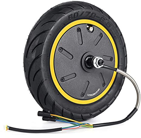 Sunydog Moteur de Roue motrice 36V 500W, 60/70-6,5 Motor Elektroroller Motorrad für Max G30 Elektroroller Hinteres Antriebsrad Reifen Motor Reparatur Ersatzteile
