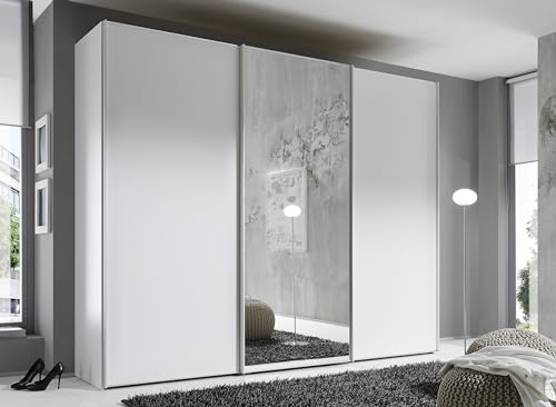 Staud Schwebetürenschrank 3-türig Sinfonie Plus H222 x B249 Weiß Innenausstattung-Sets Basic