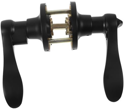 Uonlytech Poignée De Porte Intérieure Avec Verrou Serrure Pour Chambre Et Salle De Bain Design Moderne Installation Facile Sécurité Optimale Pour Votre Maison