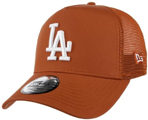 New Era League ESS Dodgers Trucker Cap Basecap Baseballcap Truckercap Meshcap Curved Brim (One Size - rost)