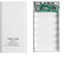 UrbanNest 18650 Batterie Power Bank Box 5V 2.1A LCD Display 20000MAh Power Board pour 6X18650 Batterie DIY Powerbank Case (Blanc)