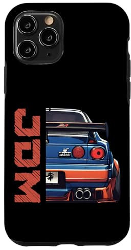 Hülle für iPhone 11 Pro JDM japanisches Retro-Automobil-Vintage-Drifting-Rennauto Geschenk