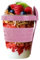 SAFRI 600ml Over Night Oats Container Reusable Yogurt Cups 100% BPA Free Breakfast On The Go Cereal Yogurt Pot with Lids and Spoon (Pink)