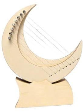 harfe 8 Saiten Mini Saiten Finger Harfe Tonart G Für Anfänger Musikinstrument(Mini 8)