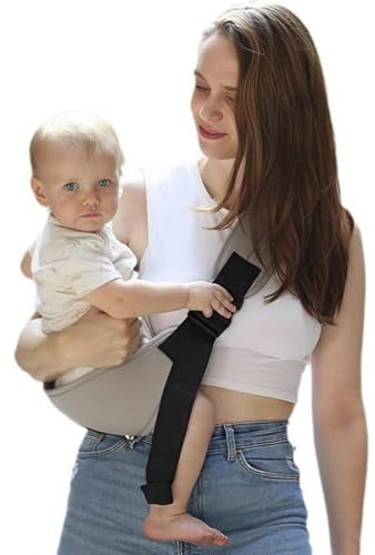 GNHG Fascia Porta Bebe, Marsupio Neonato regolabile,Fascia Neonato Multifunzionale On the Go Con tasca,Marsupio Neonato 0-36 mesi, Tutte le Stagioni, fino a 20kg