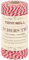 Tenn Well Ficelle de boucher rouge et blanche de 2 mm x 100 m - Solide - Qualité alimentaire - Pour nouage de saucisses, rôtissage de poulet et emballage cadeau