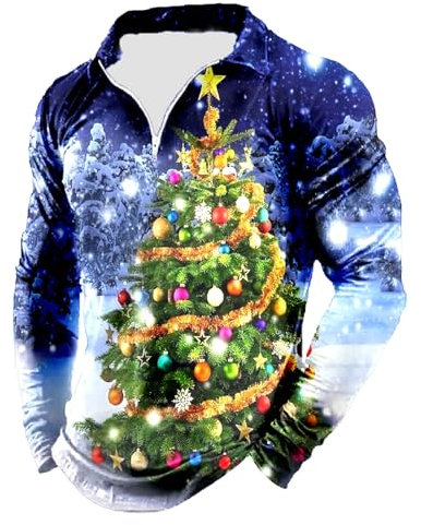 Amazon Mens Thick Cardigan Pullover Jacket with Hood for Men - Fall & Winter Jackets, UK Sizes, Blue #3, XXXL