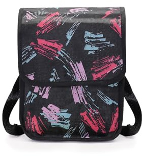 FuninCrea Fahrrad-Lenkertasche, wasserdicht, mit doppellagigen Aufbewahrungstaschen, stereoskopische Fahrradtaschen, Motorrad, Mehrzweck-Fahrradzubehör (bunt)