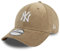 New Era NY New York Yankees Baseball Cap Teamlogo gebogener Schirm Cord verstellbar Kappe beige - One-Size
