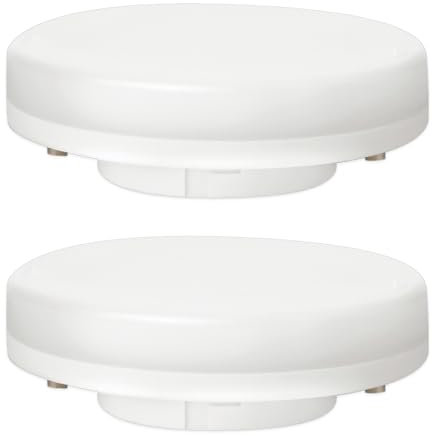 SYLVANIA MicroLynx GX53 LED Warmweiß | 5W, Ersatz für 40W MLF | 470lm Leuchtmittel - 3000K | Schrankleuchte | 2er Pack