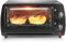 LABLADUO Air Fry Toaster Oven, Mini Electric Oven Home Multifunctional Baking Oven Trifle Bread Hob Grill Home Small Baking Cake Pizza Oven 9L Mini Ovens(Black)
