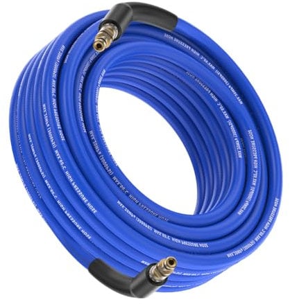Pressure Washer Hose 15M Replacement for Karcher K Series – Compatible with K2 K3 K4 K5 K7 with Click-Type Quick Connector, 11.2mm Pipe Diameter Blue
