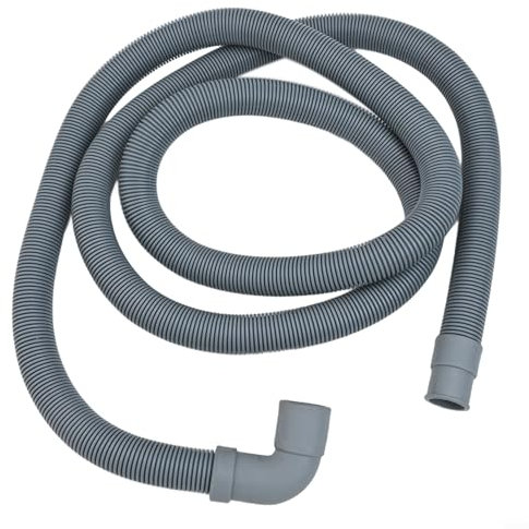 Oniissy Flexibler Ablaufschlauch für Waschmaschine, Geschirrspüler, 1 m, 1,5 m, 2 m, Ablaufschlauch, Ablaufschlauch, für Winkel: 22–23 mm, für Auslass: 20–21 mm (2 m)