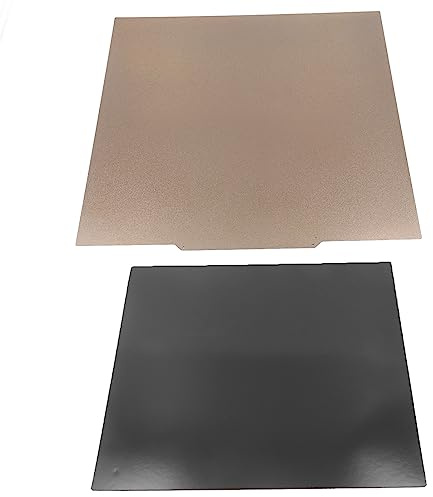 3D Printer Build Plate Double Side PEI Coated Flexible Spring Steel Plate Magnetic Base Kit for CR10 MAXIMUM 470x470mm Large Size Printing Surface