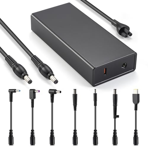 180W Universal Laptop Netzteil Ladegerät Ladekabel für Acer Asus Lenovo Hp Dell mit 20W USB-C PD-Anschluss