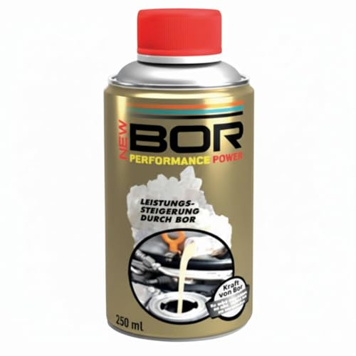 Nano BOR Additiv 250 ml, Nano Performance Öl Additiv Motorschutz, reduziert Reibung und Verschleiß, verbessert Motorleistung und Kraftstoffeffizienz, geeignet für Benzin und Diesel Motoren