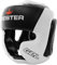 Meister Casque de Protection Intégral Gel pour Entraînement - MMA, Boxe & Muay Thai - Blanc/Noir - XX-Grand