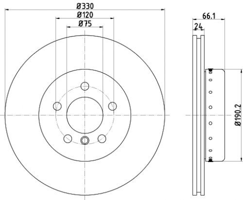 Textar 92265825 Bremsscheibe (Menge: 2 Stk, Paar)