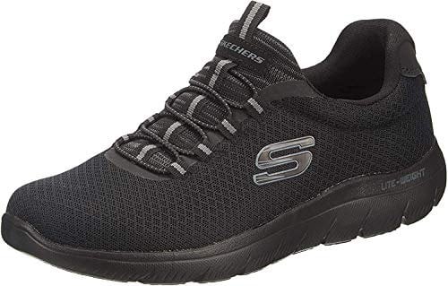 Skechers Summits, Scarpe da Ginnastica Uomo, Black Mesh Trim, 42.5 EU