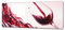 ConceptCrystal Glasbild 125 x 50 cm – Wein