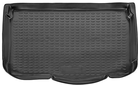 J&J AUTOMOTIVE | Gummi-Kofferraumwanne Kofferraummatte Kofferraum-Schutzmatte Kompatibel Corsa D/E 2006-2019, Anti-Rutsch, Geruchlos