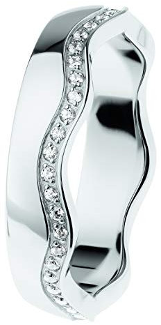 Ernstes Design Evia Ring R578 Edelstahl glänzend Vorsteckring zum Kombinieren 5mm (57 (18.1))