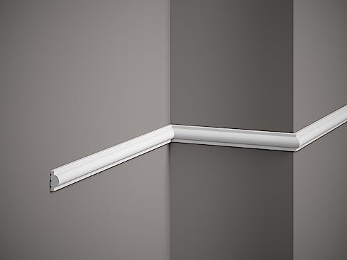 Mardom Decor Barre murale MD413 - En stuc - 200 x 2,5 x 1,2 cm