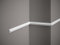 Mardom Decor Barre murale MD413 - En stuc - 200 x 2,5 x 1,2 cm