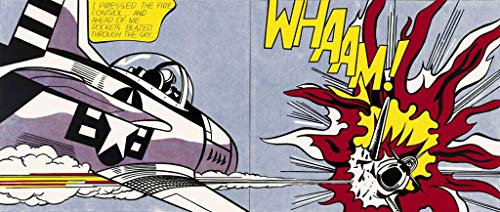French Unicorn Poster Whaam! / Roy Lichtenstein / Pop Art / Comics