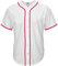 Pullonsy Baseball-Trikot für Herren, bestickt, Netzstoff, Teamnamen und Nummern, S-8XL, Schwarz, Rot gestreiftes weißes Jersey, Klein