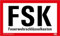 PP-Platte Schlüsselkasten Schlüsseldepot FSK/FSD Feuerwehr Hinweis Schild | 100x60mm Variante wählbar, Größen Name: FSK (Text)