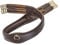 Sunride Sattelgurt Soho aus Echtleder, anatomisch mit D-Ring (3X) für Hilfszügel (125 cm, braun)