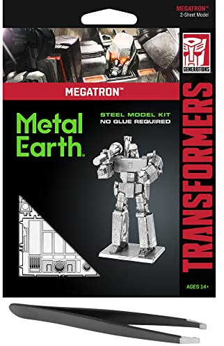 Metal Earth Transformers Megatron 3D-Modellbausatz aus Metall mit Pinzette