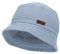 Sterntaler Fischerhut Musselin - Jungen Sonnenhut aus Baumwoll Musselin (Bio) - Baby Bucket Hat mit Futter aus Musselin (Bio) - UV-Schutz 50+ Baby und Kinder Sommerhut, graublau, Größe 53
