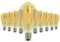 Arum Lot de 10 Ampoules Filament LED E27 Ambrée ST64 7W Equi 60W Blanc Chaud Non Dimmable