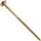 AERZETIX - C67498 - Lot de 100 Vis à bois Ø6x140mm à tête large bombée - à empreinte étoile Т30 - en acier zingué - menuiserie, contreplaqués, agglomérés, mélaminés