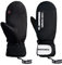 Durio wasserdichte Handschuhe Damen Herren Fäustlinge Touchscreen Skihandschuhe Winterhandschuhe für Laufen Skifahren Wandern Motorrad Radfahren Schwarz 1 XL