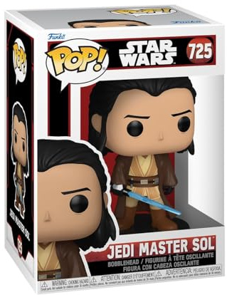 Funko POP! Star Wars: The Acolyte - Master Sol | Offizielles Sci-Fi Merch - Vinyl Sammelfigur als Regal Deko - Geschenkidee zum Geburtstag für Fans und Sammler