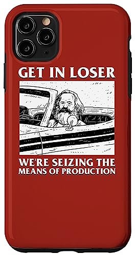 Get In Loser Karl Marx Handyhülle - Kommunismus Meme Lustig Hülle für iPhone 11 Pro Max