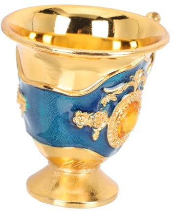 MAGICLULU 1 Pc bicchiere di vino bicchieri da vino antichi metallo bicchieri di vino ornamento della coppa di vino tazza di liquore per uso domestico stile europeo contenitore