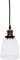 Retro Deckenlampe Vintage-Leuchte Pendelleuchte Loft Hängelampe Industrie Design Vintage Hängeleuchte Holz Pendellampe Edison Kronleuchter Höhenverstellbar Schwarz Eisen und Glas Lampenschirm
