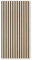 Akustikpaneele 3D Lamellen MDF mit Filz 1040x520x15mm – 2 Stück (1,08m²) | Schallabsorbierend & dekorativ | Holzoptik Wandverkleidung (11001D)